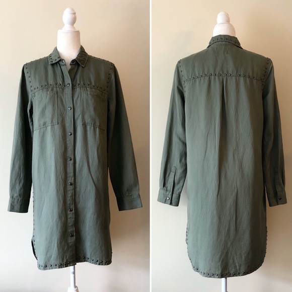 Rails Bowie Studded Dress in Sage - Picture 1 of 7